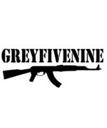 Grey Five Nine 8 inch Premium Vinyl Decal, Black Rifle Silhouette Design... - $165.11 MXN