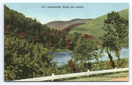 Postcard Summertime Along the Juniata River Pennsylvania PA - £3.55 GBP