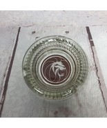 MGM Grand Hotel Logo Advertising Cigarette Ash Tray Round Glass Vintage ... - $24.75