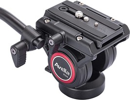 Fluid Head,Avella V504 Video Camera Tripod Fluid Drag Pan Head For Canon... - £57.84 GBP