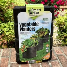 15 Gallon Fabric Grow Bags Pack of 3 Vegetable Planters w Handles Smart ... - $17.64