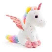 8&quot; Unicorn Stuffed Animal - Cute Plush Toy Gift For 3-8 Years Old Girls, Soft Bi - £22.36 GBP