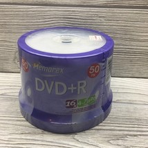 NEW Memorex DVD+R 120 Minutes 4.7GB 16x Speed Recordable 50 Pack Blank D... - $173.17 MXN