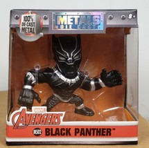 Jada Marvel Die-Cast Metals Black Panther 2.5&quot; Inch Figure Avengers M502 NEW - £11.73 GBP