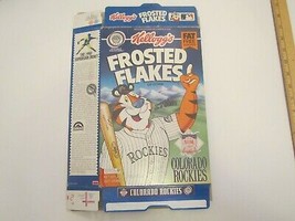 Empty Cereal Box 1993 KELLOGG&#39;S Frosted Flakes COLORADO ROCKIES [Z201j4] - £14.91 GBP