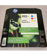 Genuine HP 952XL High-Yield Cyan/Magenta/Yellow 3-pk color Ink Cartridge... - $105.41 CAD