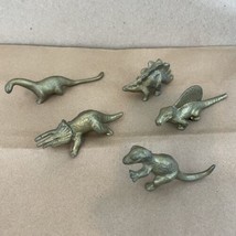 Vintage 1950s Solid Cast Lead Toy Figurines Dinosaurs (5) - $148.50