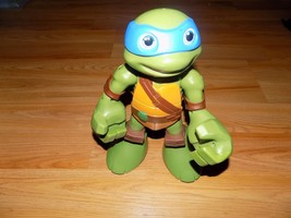 TMNT Teenage Mutant Ninja Turtles 12&quot; Large Leonardo Talking Action Figure 2014 - £22.14 GBP