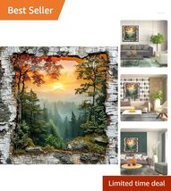 Adult 5D Diamond Art Kit - Sparkling Forest Landscape Painting, Home Dec... - $14.80
