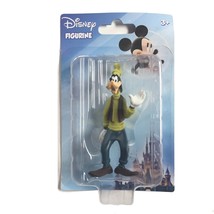 Disney Goofy Toy Figurine Collectible Waiving Goofy Toy Cake Topper 2.5 - £6.61 GBP