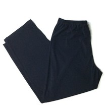 AGB Travelers Women&#39;s Navy Stretch Pull On Pants Size L - $37.32