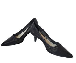 Anne Klein iflex Comfort Pumps Kitten Heal Sparkle Rhinestones Evening Shoes 7.5 - £28.78 GBP