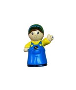 John Deere Mega Bloks Lil Tractor Replacement Farmer Figure Only 3 inch - $5.41