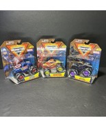 2024 MONSTER JAM MARVEL IRON MAN/BLACK PANTHER/CAPTIAN AMERICA HERO SET - $31.79