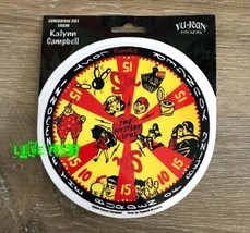 Mystery Spot Roulette Wheel Prize Wheel Sticker Decal 1950s Retro Kitsch Vintage - £3.98 GBP