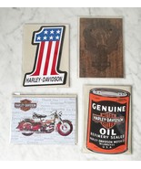 Harley-Davidson Paper Goods Set of 4 Motorcycle Greeting Cards - Blank I... - $23.70