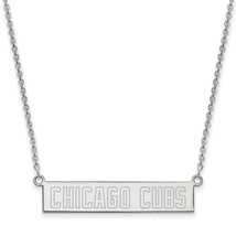 SS  Chicago Cubs Small Bar Necklace - £76.41 GBP