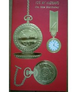 Vintage American Greetings For My Husband Birthday Watch Card 1960s  - $4.09 CAD