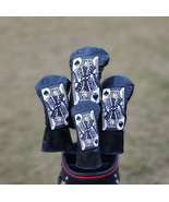 Golf Club Driver Fairway Wood Hybrid Head Cover Poker Card King Spade 4p... - $67.09 CAD