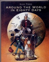 Around The World In Eighty Days, Jules Verne ©2000 By Barnes &amp; Noble, H/C 1st Ed - £25.94 GBP