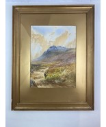 Watercolor Landscape Painting By W. Hoyer  (signed) - €60,29 EUR