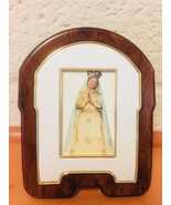 Blessed Mother Antique Image on Acrylic Picture Frame, From Italy - $14.95