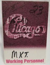CHICAGO TRANSIT AUTHORITY - VINTAGE ORIGINAL CONCERT TOUR CLOTH BACKSTAG... - €8,67 EUR