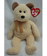 TY Beanie Baby 2000 HUGGY THE TAN &amp; BROWN TEDDY BEAR 8&quot; STUFFED ANIMAL T... - $20.31 CAD