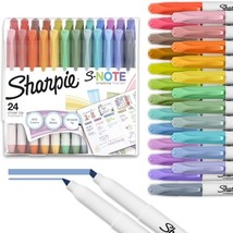 Sharpie 2117330 S-Note Pastel Creative Markers and Highlighters Set -24 ... - $7.19