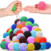 320 Pcs Reusable Water Balls Cotton 2 Inch Outdoor Toy Colorful Fun Outdoor Wate - £37.65 GBP