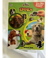 Baby Animals Dogs Soft Cover Sticker Book (Over 50 Reusable Stickers) - $9.48