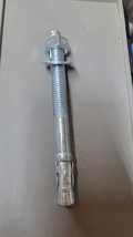 (QTY 20) 1/2&quot; x 5 1/2&quot; Concrete Wedge Anchor Zinc Bolts includes Nut and Washer - £22.18 GBP
