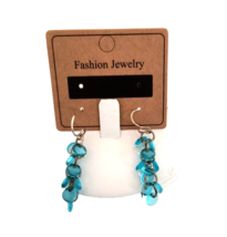 London Blue Topaz Color Acrylic Beads Women&#39;s Dangle/Drop Earrings Appx ... - £7.90 GBP