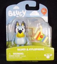 Bluey &amp; Xylophone action figures 2 pack NEW - £7.43 GBP