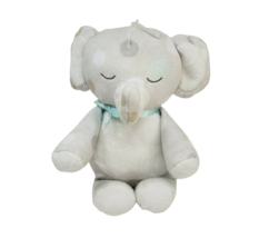 11&quot; Gc Brands Grey Polka Dot Baby Elephant Rattle Stuffed Animal Plush Toy - £29.14 GBP