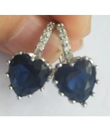 EMMAYA Cute Love Heart Crystal Gold Color Stud Earrings Fashion CZ Rhine... - £5.76 GBP