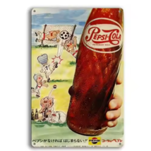Pepsi-Cola Vintage Novelty Metal Sign 12&quot; x 8&quot; Wall Art - £7.01 GBP