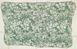Vintage Laura Ashley Bramble Green Padded KING Pillow Shams Set of 2 - $49.93