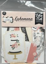 Echo Park Ephemera Wedding 33pc Scrapbook Die Cuts - $3.00