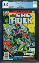 Savage She-Hulk # 2..CGC Universal 8.0 VF grade...1980 Newstand comic book--ba - £46.19 GBP