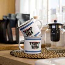 Trump 2024 West Virginia Flag Enamel Mug - €23,18 EUR