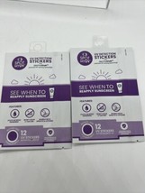 (2) Spotmyuv Uv Detection Stickers Spot My 12ct Clear/Purple Combine Shipping! - £5.34 GBP