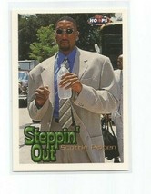 Scottie Pippen (Chicago Bulls) 1998-99 Skybox Nba Hoops Steppin&#39; Out Card #159 - £3.92 GBP