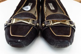 Via Spiga Women Sz 6 M Brown Flat Leather Shoes - £13.41 GBP