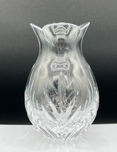 1980s Miller Rogaska Vtg Crystal Etched Scalloped Rim 5-inch Small Flower Vase - £25.64 GBP