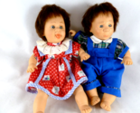 My Pals Gi Go expression Boy &amp; Girl Dolls 8&#39;&#39; Vintage with teardrop &amp; to... - £8.59 GBP