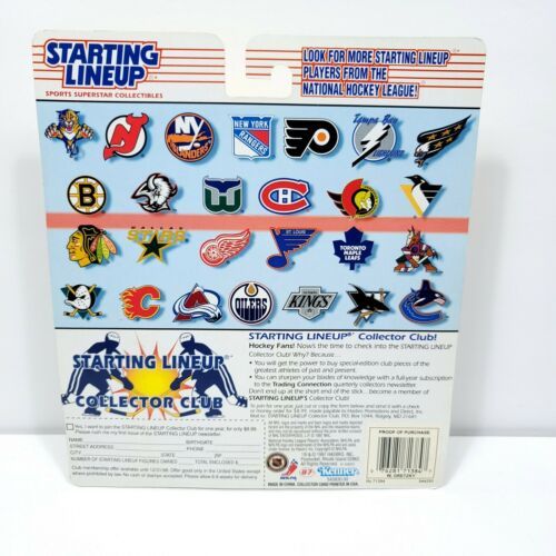 1997 Starting Lineup WAYNE GRETZKY Hockey Rangers Action Figure & Card 10th year Item image 4