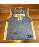 Carmello Anthony Denver Nuggets Basketball Jersey NBA Size XL Blue Vtg R... - $39.59