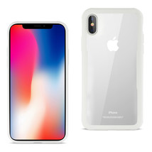 Reiko Iphone X/iphone Xs Hard Glass Tpu Case With Tempered Glass Screen Protect - £10.24 GBP