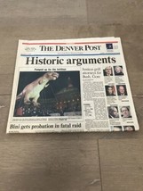 DENVER POST December 2, 2000 Historic Arguments  Supreme Court Decides B... - $22.00